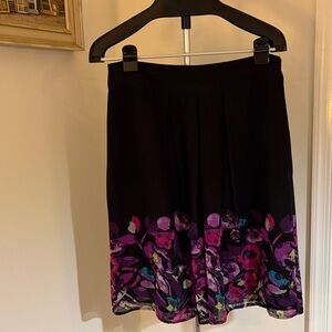East 5th Pleated Midi Skirt Size 12 Easter Outfit Floral Career